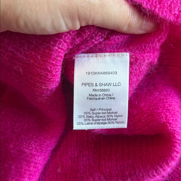 Veronica Beard Hot Pink Sweater - Picture 6 of 7